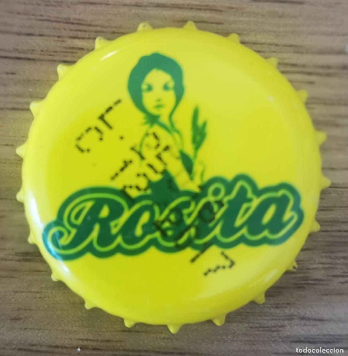 Collectable Beer: CHAPA TAPON CORONA CERVEZA - ROSITA - TARRAGONA - Reverso LETRA T