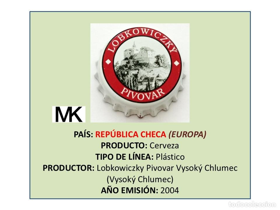 Collectable Beer: TAPON CORONA CAPSULA CHAPA CERVEZA LOBKOWICZKY (REP&Uacute;BLICA CHECA)