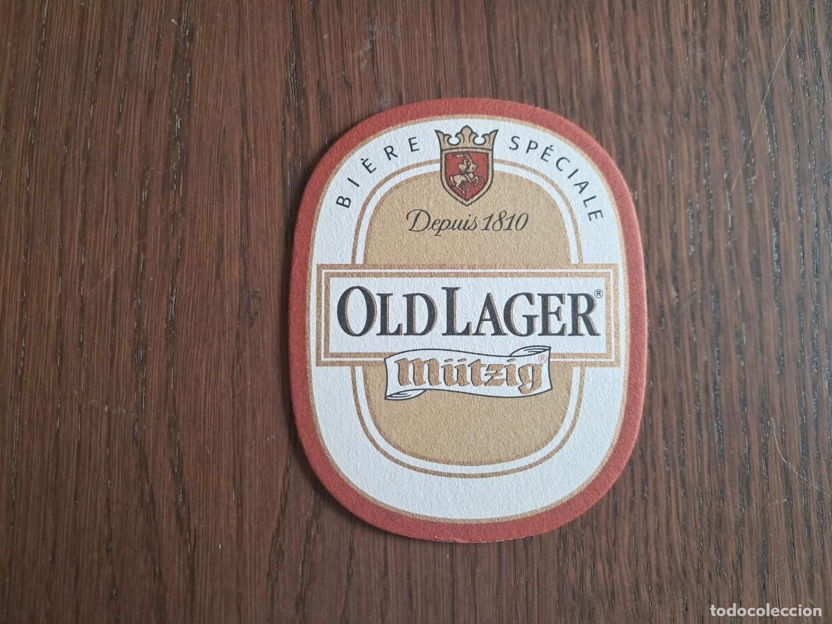 Collectable Beer: posavasos de cerveza de Francia, M&uuml;tzig, old lager.
