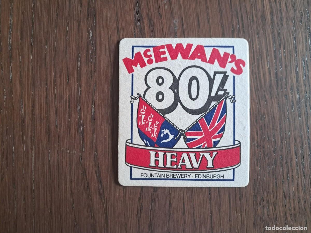 Collectable Beer: posavasos de cerveza, McEwan's, heavy. Fountain Brewery, Edimburgo.