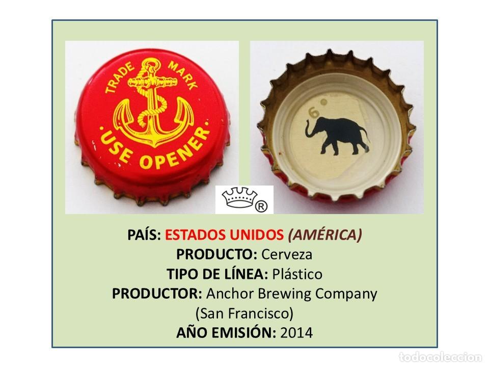 Collectable Beer: TAPON CORONA CAPSULA CHAPA CERVEZA ANCHOR (ESTADOS UNIDOS)