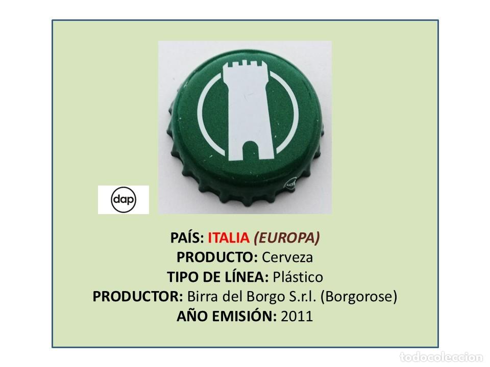 Collectable Beer: TAPON CORONA CAPSULA CHAPA CERVEZA BORGO (ITALIA)