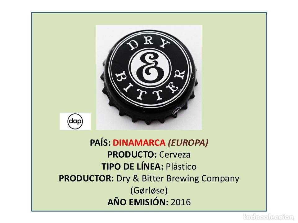 Collectable Beer: TAPON CORONA CAPSULA CHAPA CERVEZA DRY & BITTER SESSION IPA (DINAMARCA)