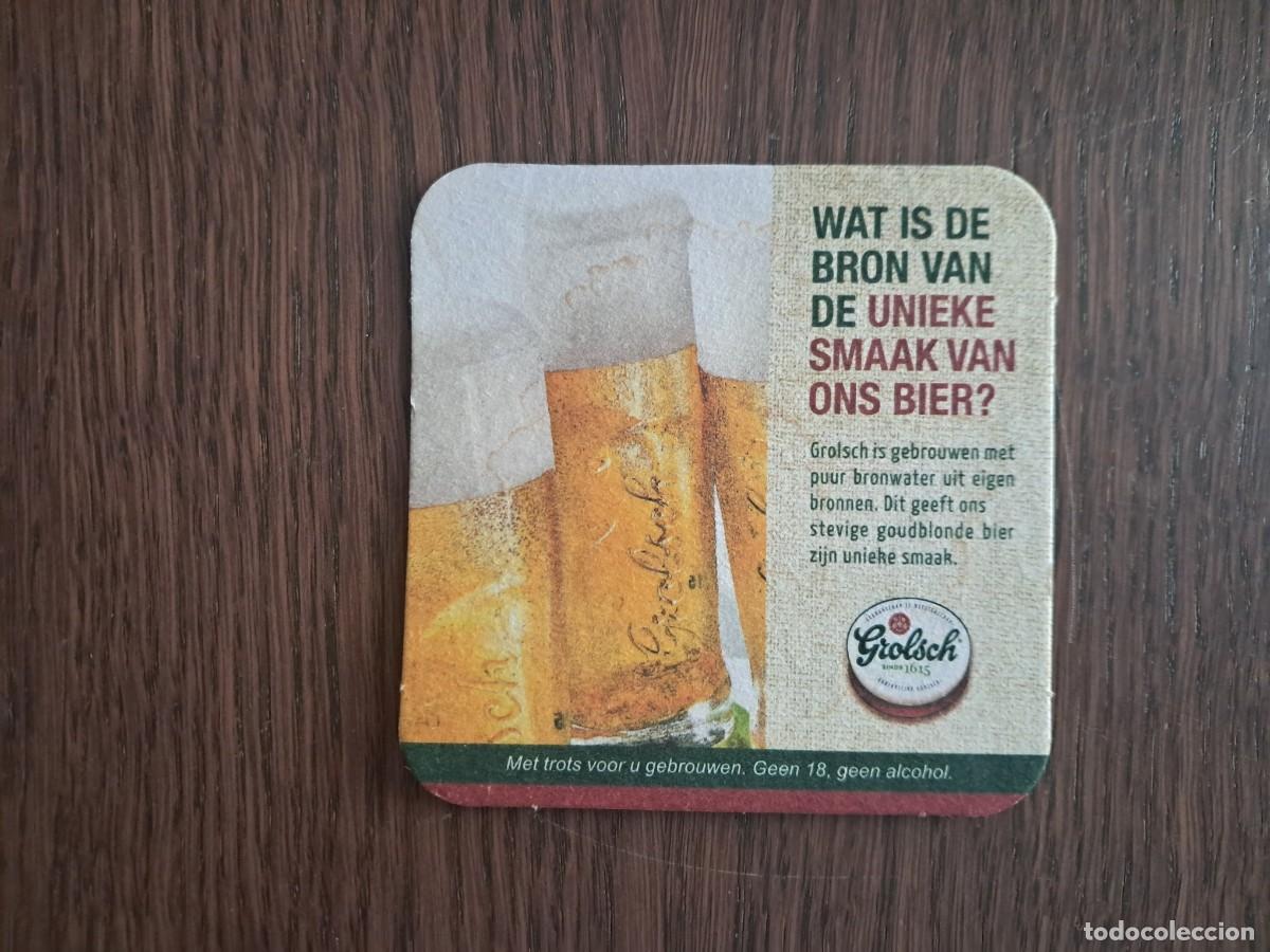 Collectable Beer: posavasos de cerveza, grolsch.