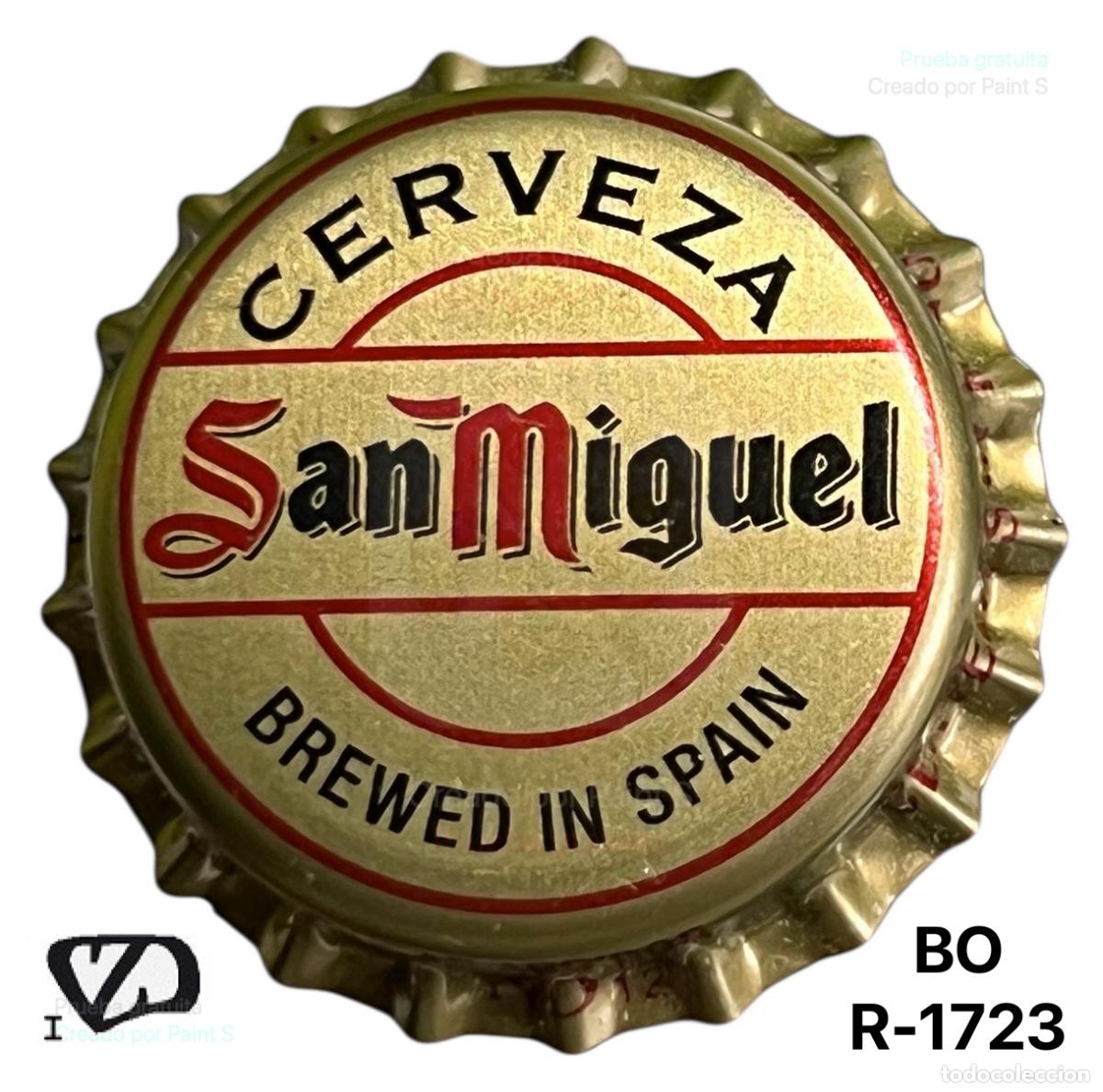 Collectionnisme de bi&egrave;res: TAPON CORONA CHAPA BEER BOTTLE CAP KRONKORKEN TAPPI CAPSULE CERVEZA SAN MIGUEL