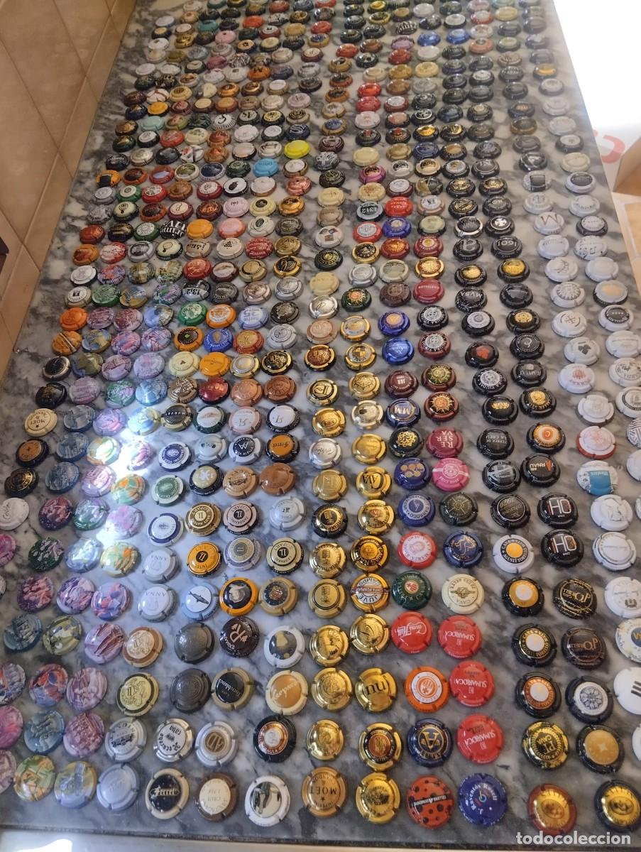 Coleccionismo de cervezas: Lote de caricas de Champanhe - Foto 2