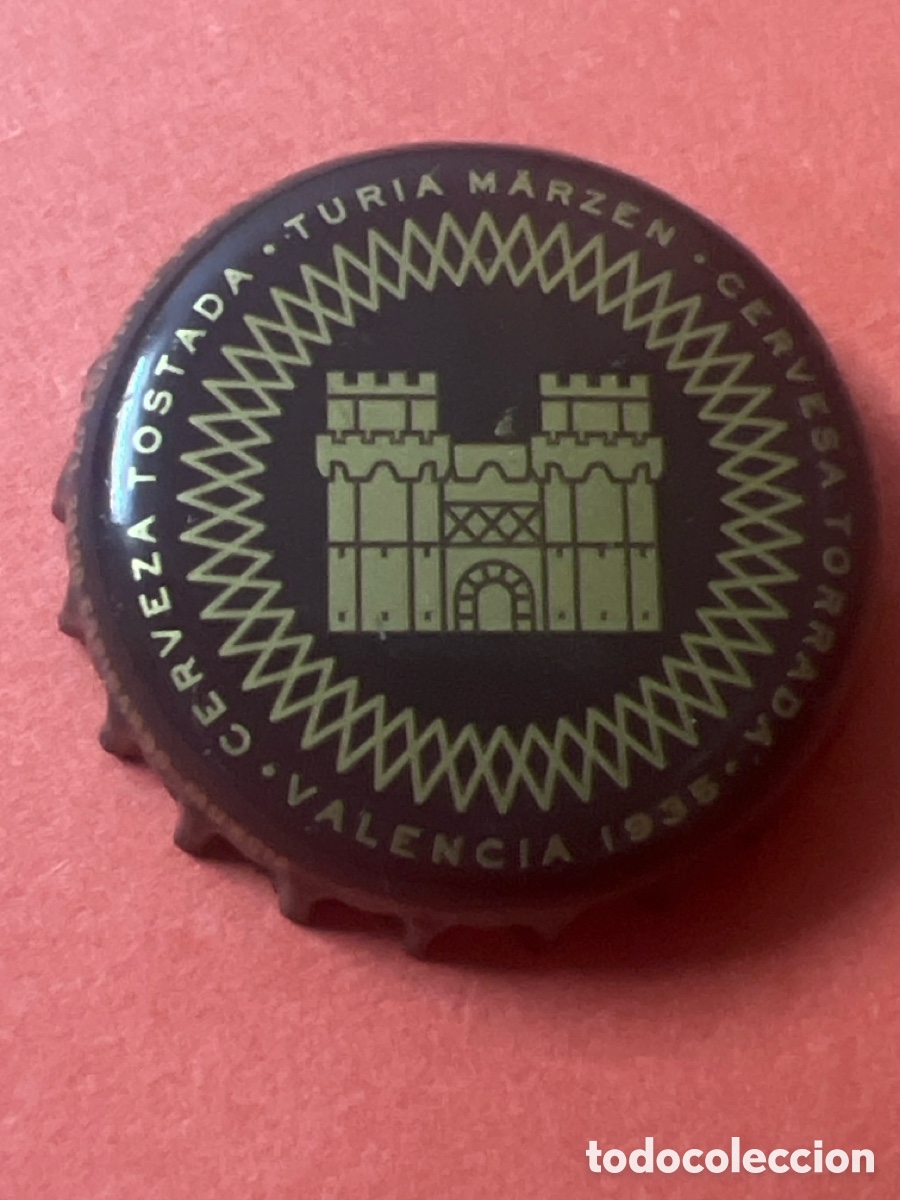 Collectionnisme de bi&egrave;res: E593. CHAPA CERVEZA TOSTADA TURIA