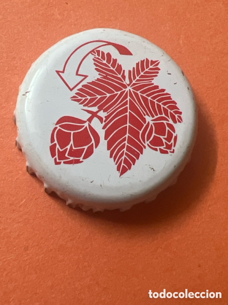 Collectionnisme de bi&egrave;res: E670. Chapa tap&oacute;n corona de la cerveza francesa de Hipermercados CARREFOUR