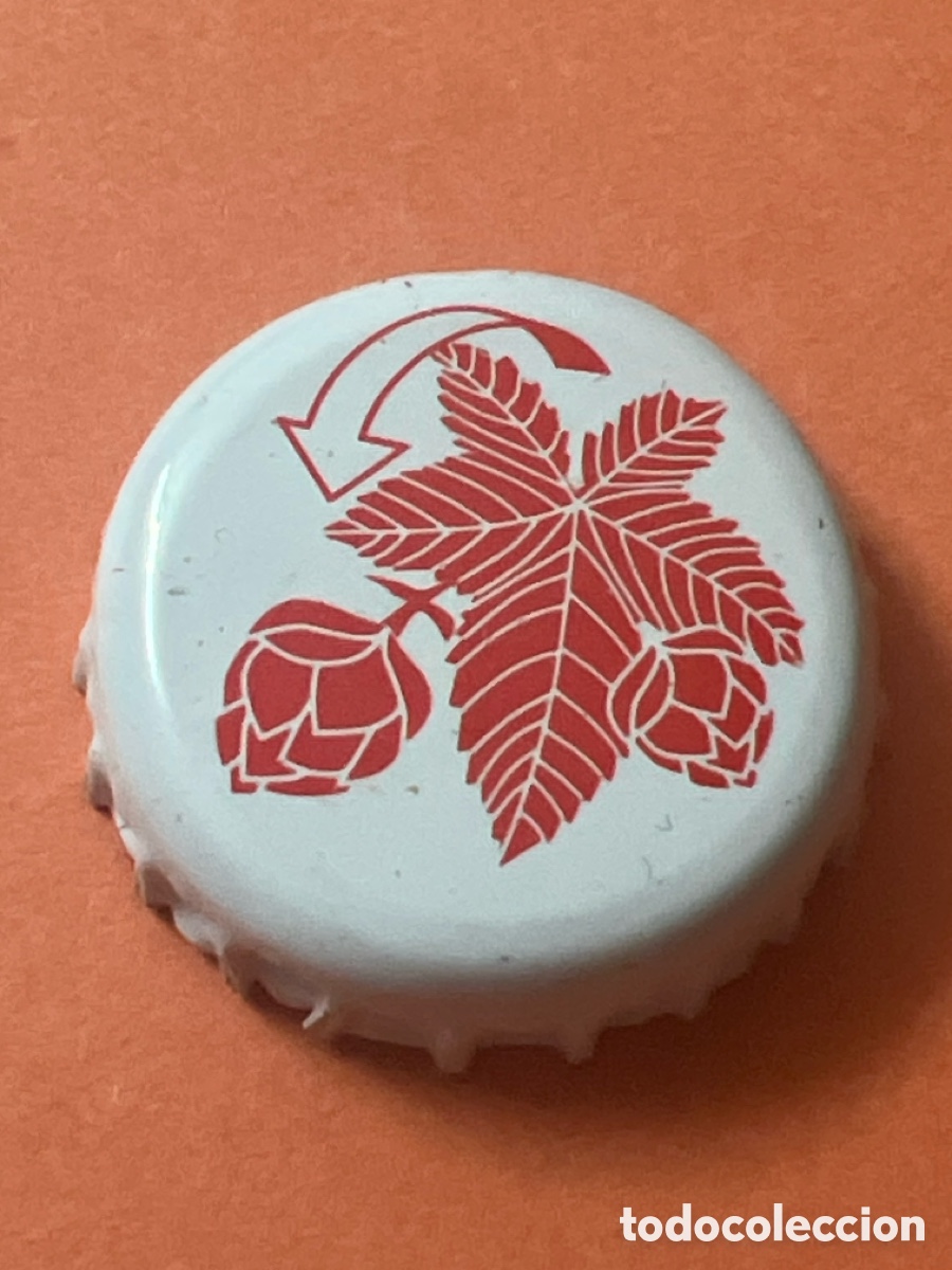Collectionnisme de bi&egrave;res: E671. Chapa tap&oacute;n corona de la cerveza francesa de Hipermercados CARREFOUR