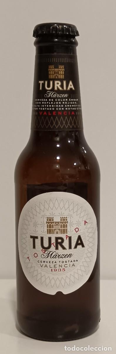 Coleccionismo de cervezas: Cerveza Turia. vac&iacute;a. - Foto 1