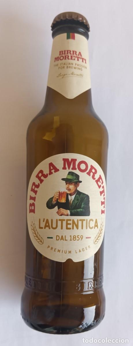 Coleccionismo de cervezas: Cerveza Moretti. vacia. - Foto 1