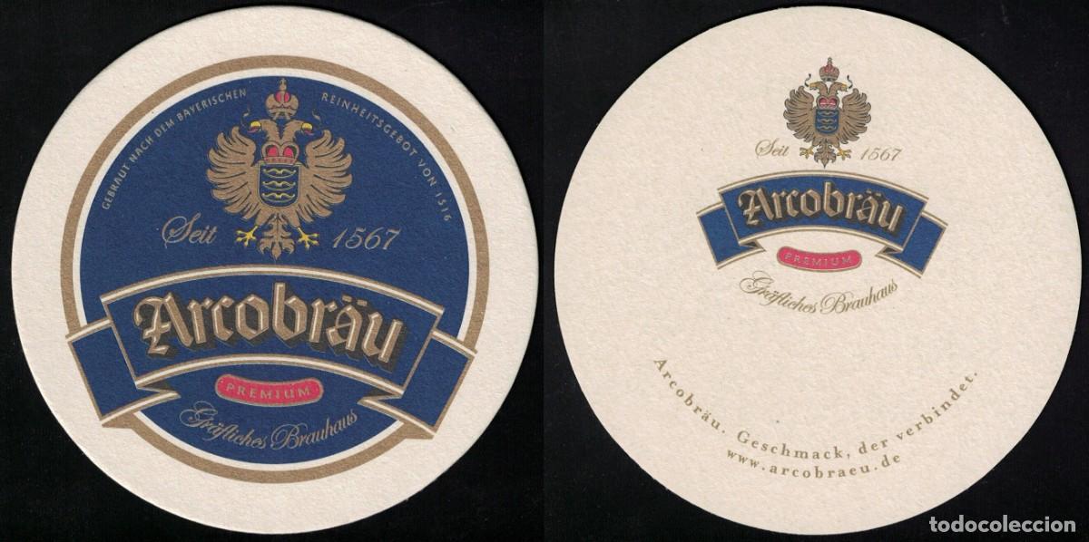 Collezionismo di birre: Alemania Sous Bock Beermat Coaster Arcobr&auml;u Premium
