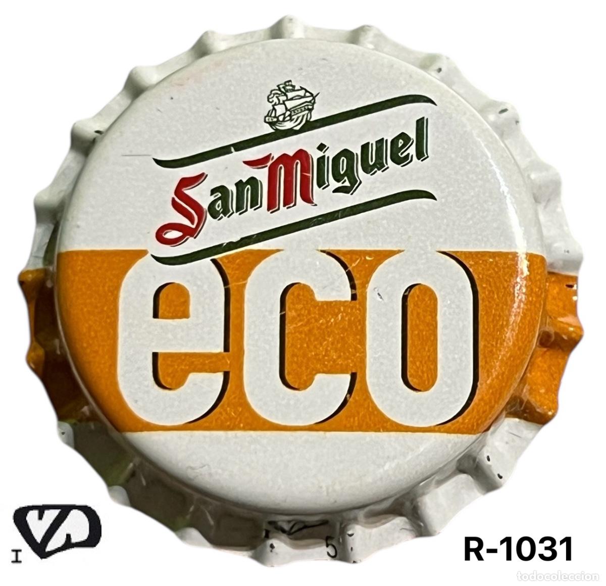 Coleccionismo de cervezas: TAPON CORONA CHAPA BEER BOTTLE CAP KRONKORKEN TAPPI CAPSULE CERVEZA SAN MIGUEL ECO