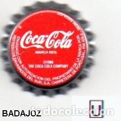 Collectionnisme de bi&egrave;res: chapa sin usar - refresco - ESPA&Ntilde;A - Coca Cola