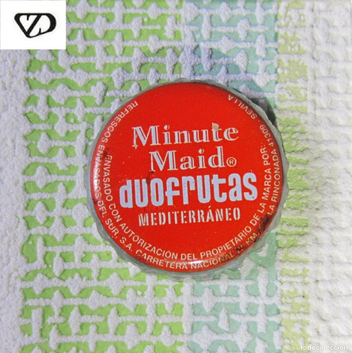 Collectable Beer: CHAPAS TAPON CORONA CHAPA ZUMO MINUTE MAID DUOFRUTAS