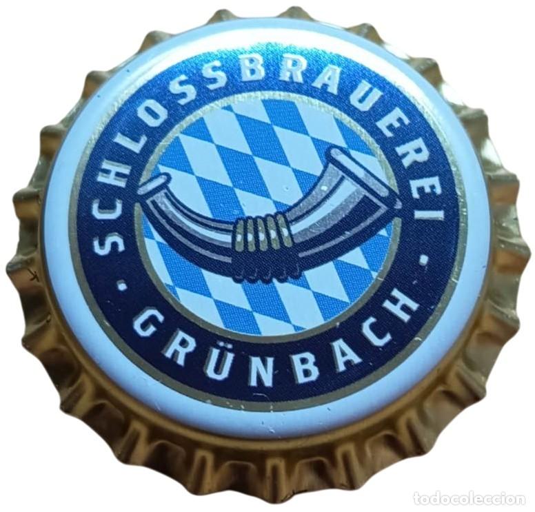 Collectable Beer: Alemania Capsule Bi&egrave;re Beer Crown Cap Schlossbrauerei Gr&uuml;nbach tap&oacute;n corona