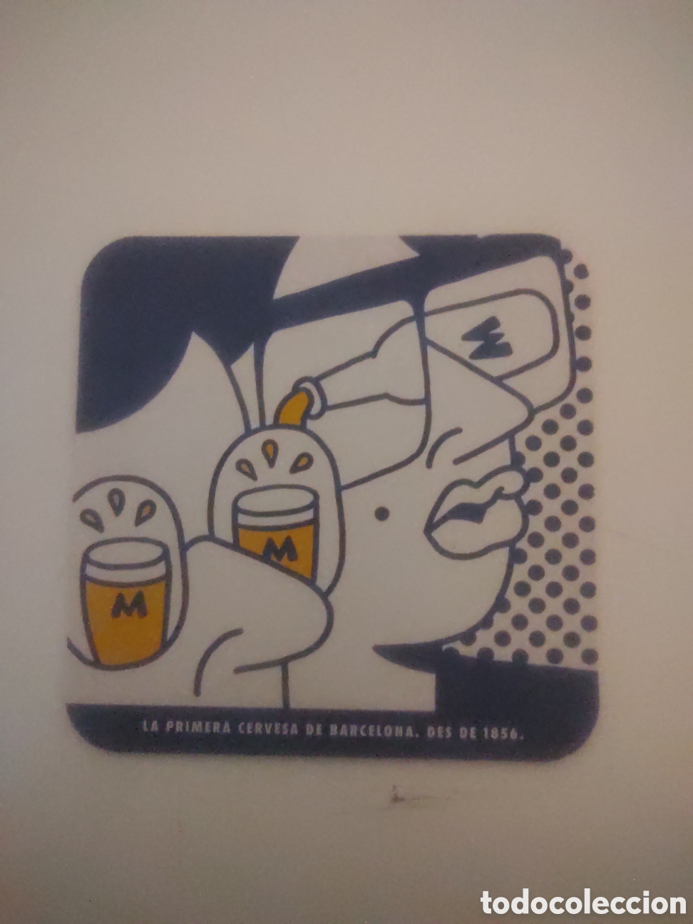 Coleccionismo de cervezas: Posavasos cerveza moritz - Foto 2