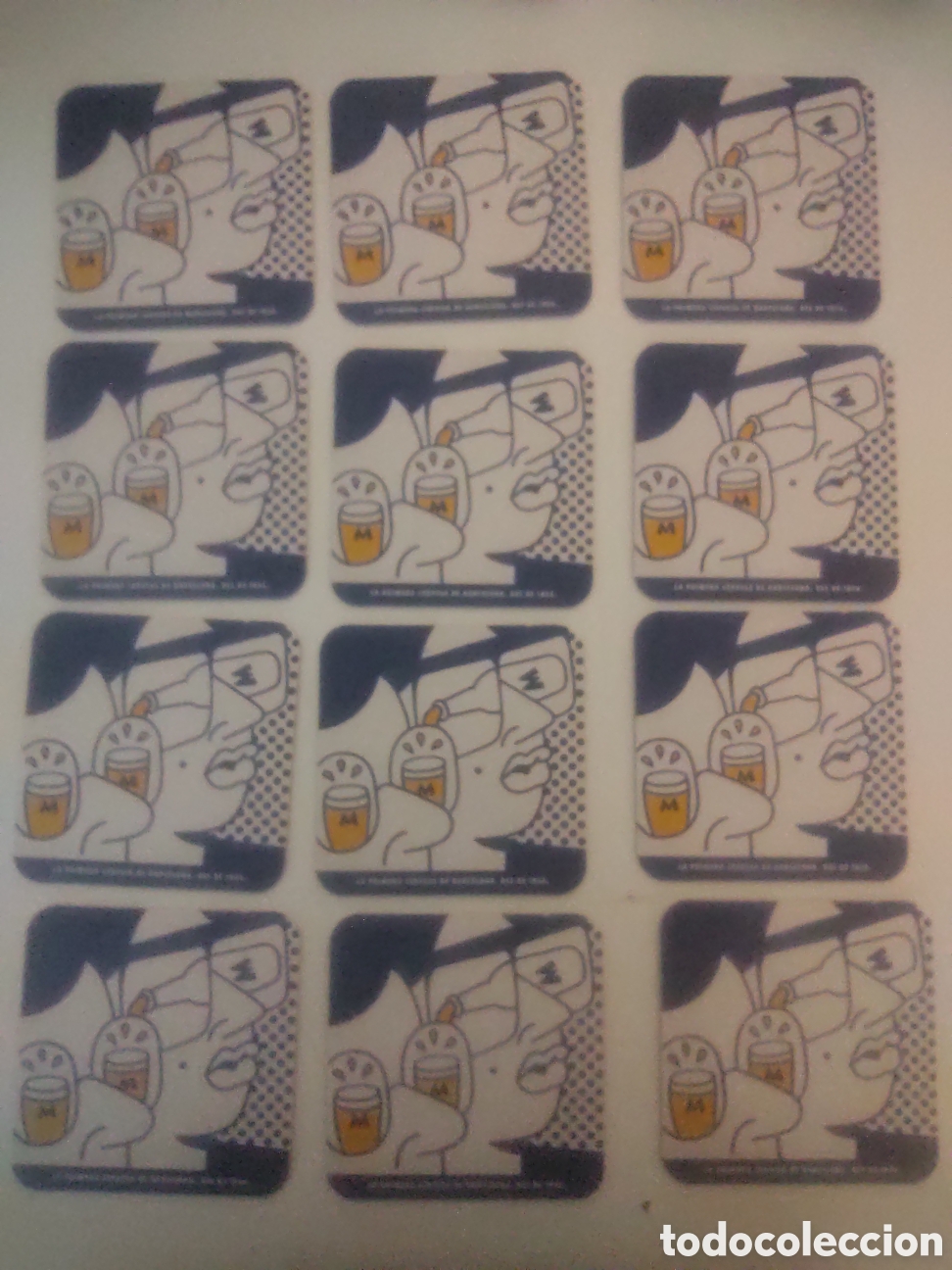 Coleccionismo de cervezas: 12 posavasos cerveza moritz - Foto 2