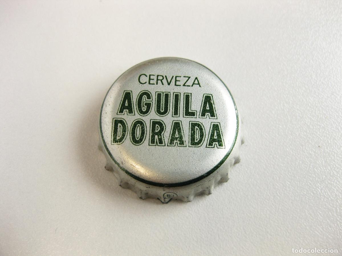 Collectionnisme de bi&egrave;res: CHAPA CORONA DE CERVEZA AGUILA DORADA. FABRICANTE RJ