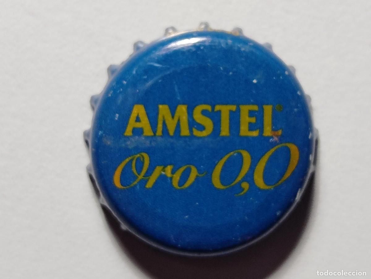 Collectionnisme de bi&egrave;res: TAPON CORONA CERVEZA ESPA&Ntilde;A AMSTEL 0,0 (cp) 05.36.25.728. USADO