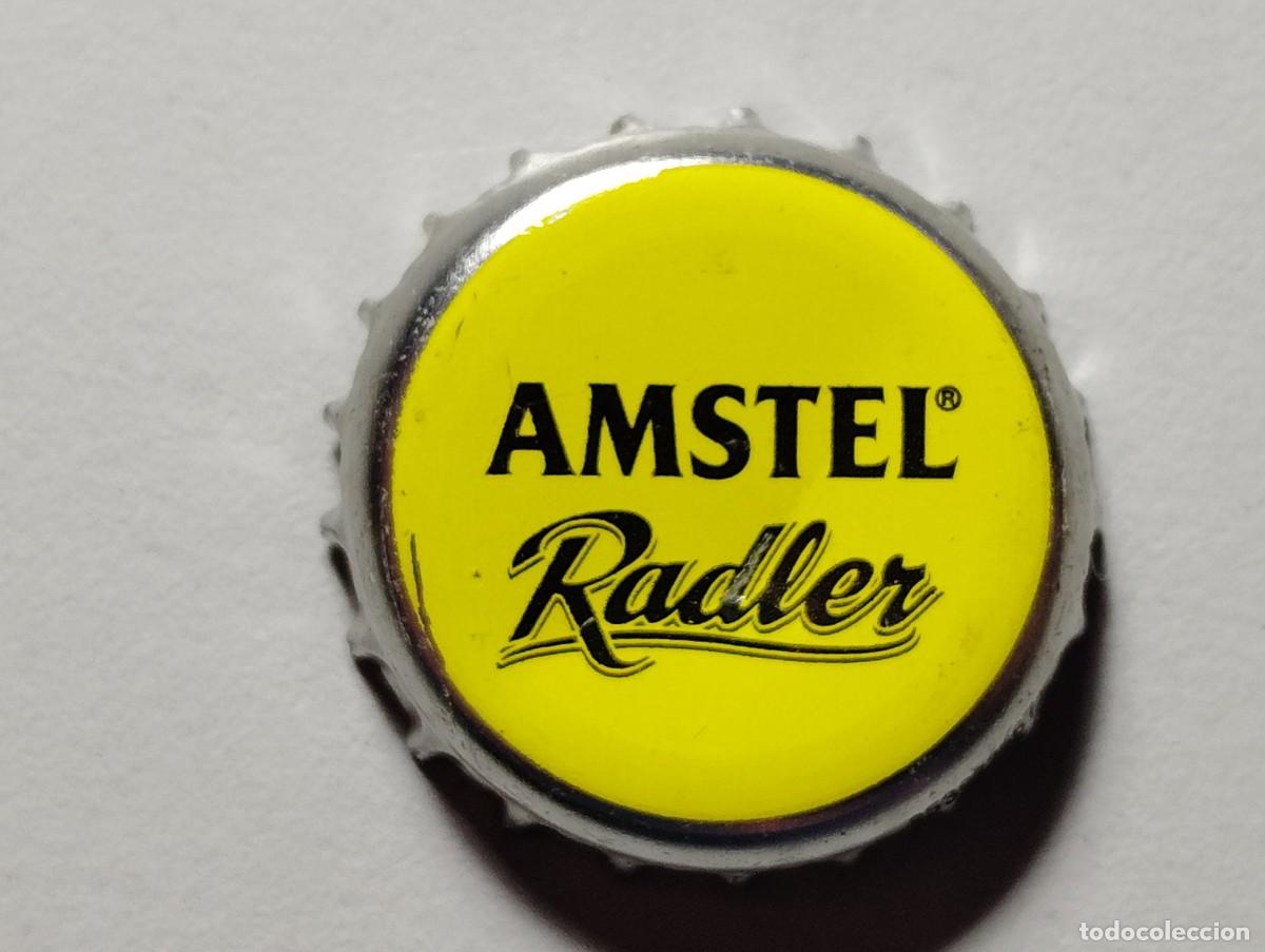 Collectionnisme de bi&egrave;res: TAPON CORONA CERVEZA ESPA&Ntilde;A AMSTEL RADLER (cp) 05.36.22.56.71. USADO