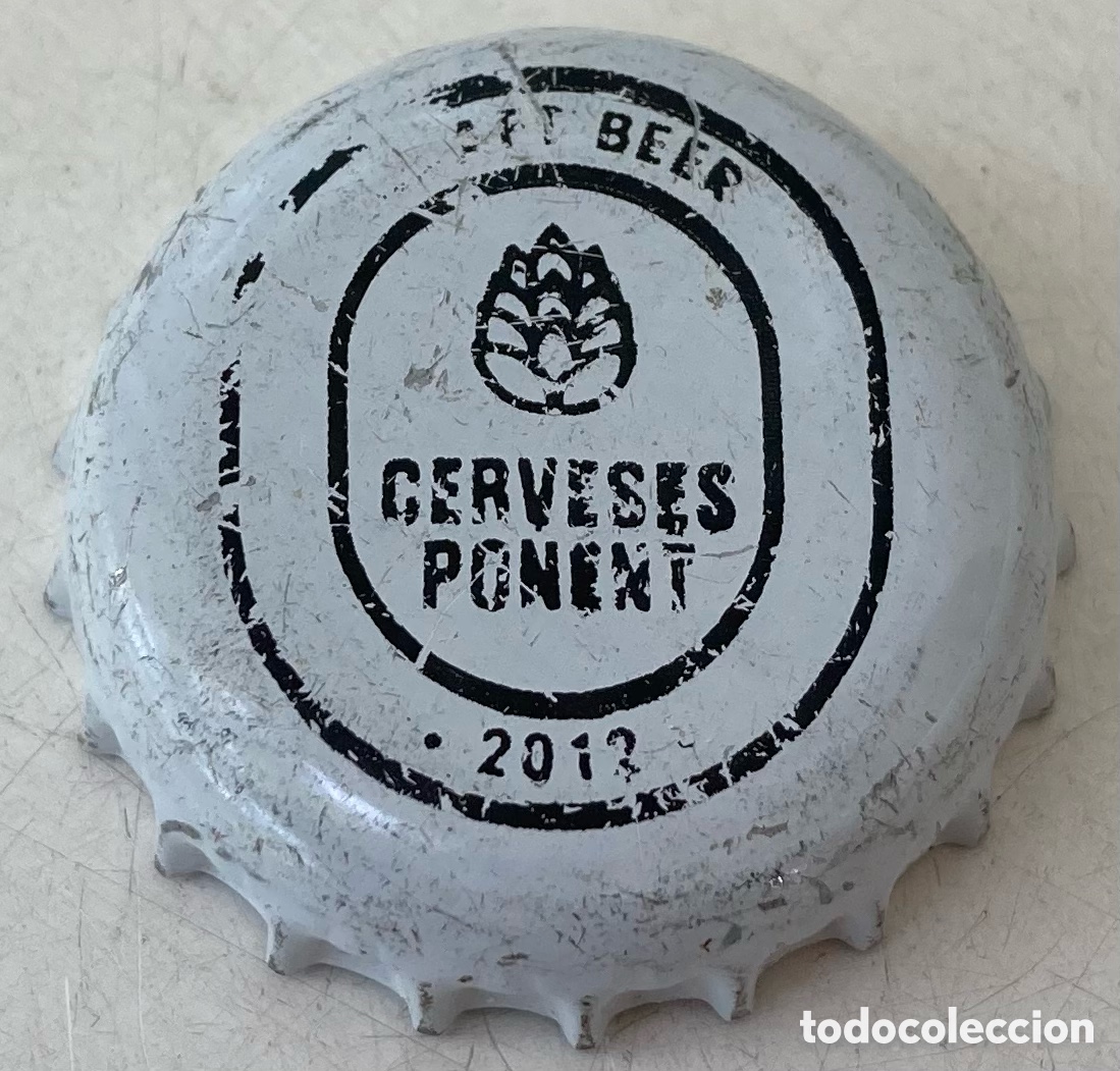 Coleccionismo de cervezas: TAP&Oacute;N CORONA CHAPA CERVEZA BIRRA BEER CERVESA ARTESANA PONENT (5).LLEIDA--LOTE N. 1442---CARMANJO