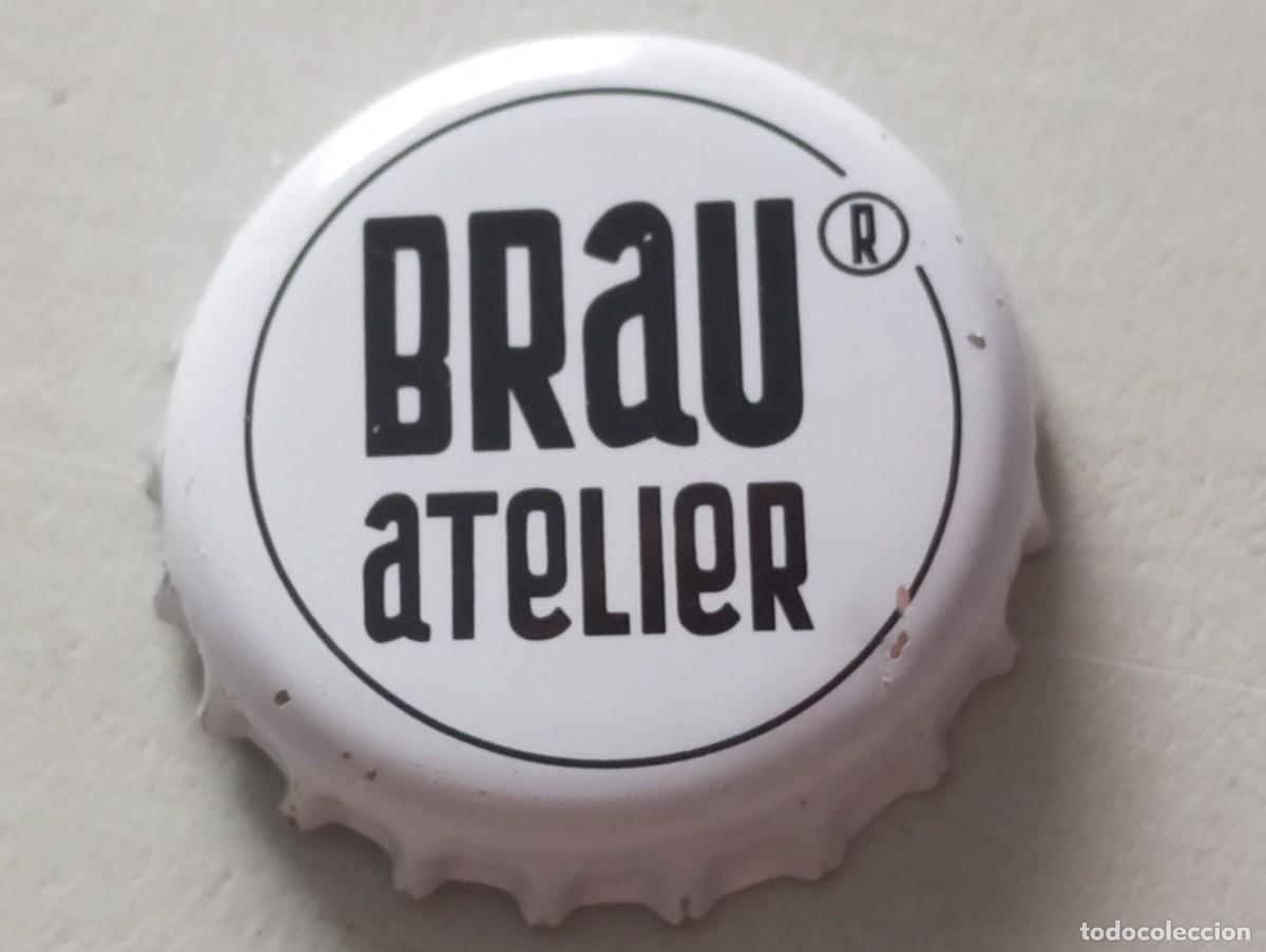 Collectable Beer: Chapa tap&oacute;n corona de la cerveza alemana BRAU ATELIER