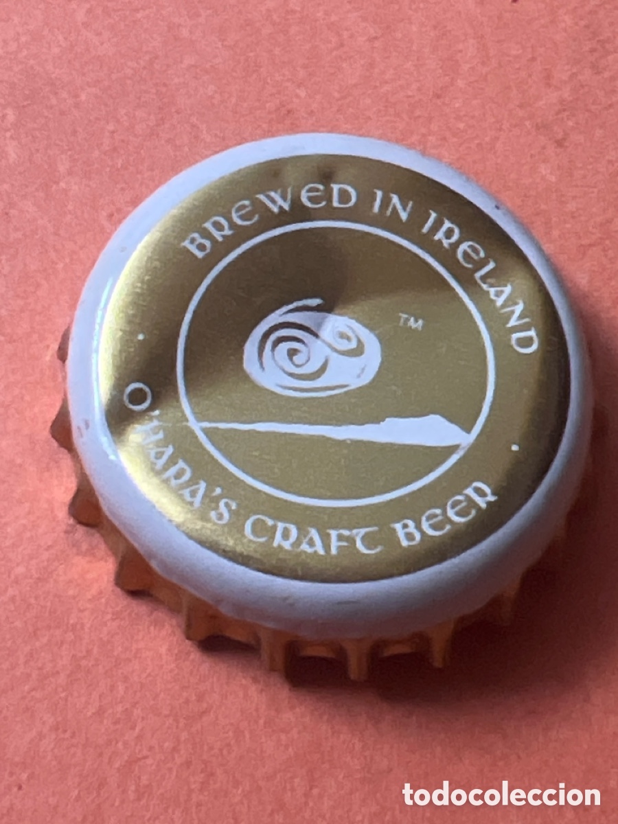 Colecionismo de cervejas: H291. Chapa tap&oacute;n corona de la cerveza irlandesa O'HARA'S CRAFT BEER - BREWED IN IRELAND