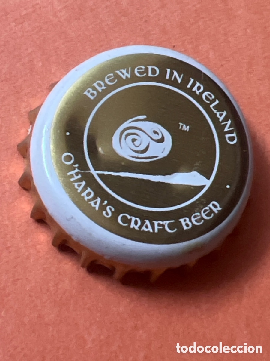 Colecionismo de cervejas: H299. Chapa tap&oacute;n corona de la cerveza irlandesa O'HARA'S CRAFT BEER - BREWED IN IRELAND