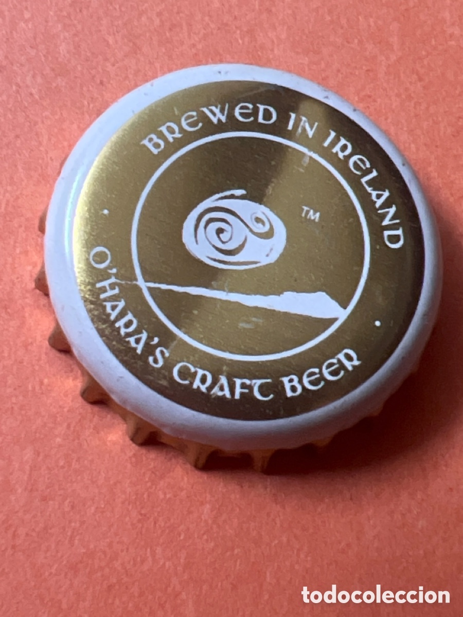 Colecionismo de cervejas: H317. Chapa tap&oacute;n corona de la cerveza irlandesa O'HARA'S CRAFT BEER - BREWED IN IRELAND