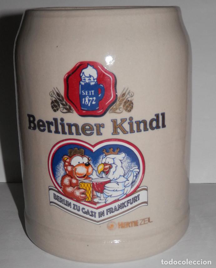 Collectionnisme de bi&egrave;res: JARRA DE LA CERVEZA BERLINER KINDL