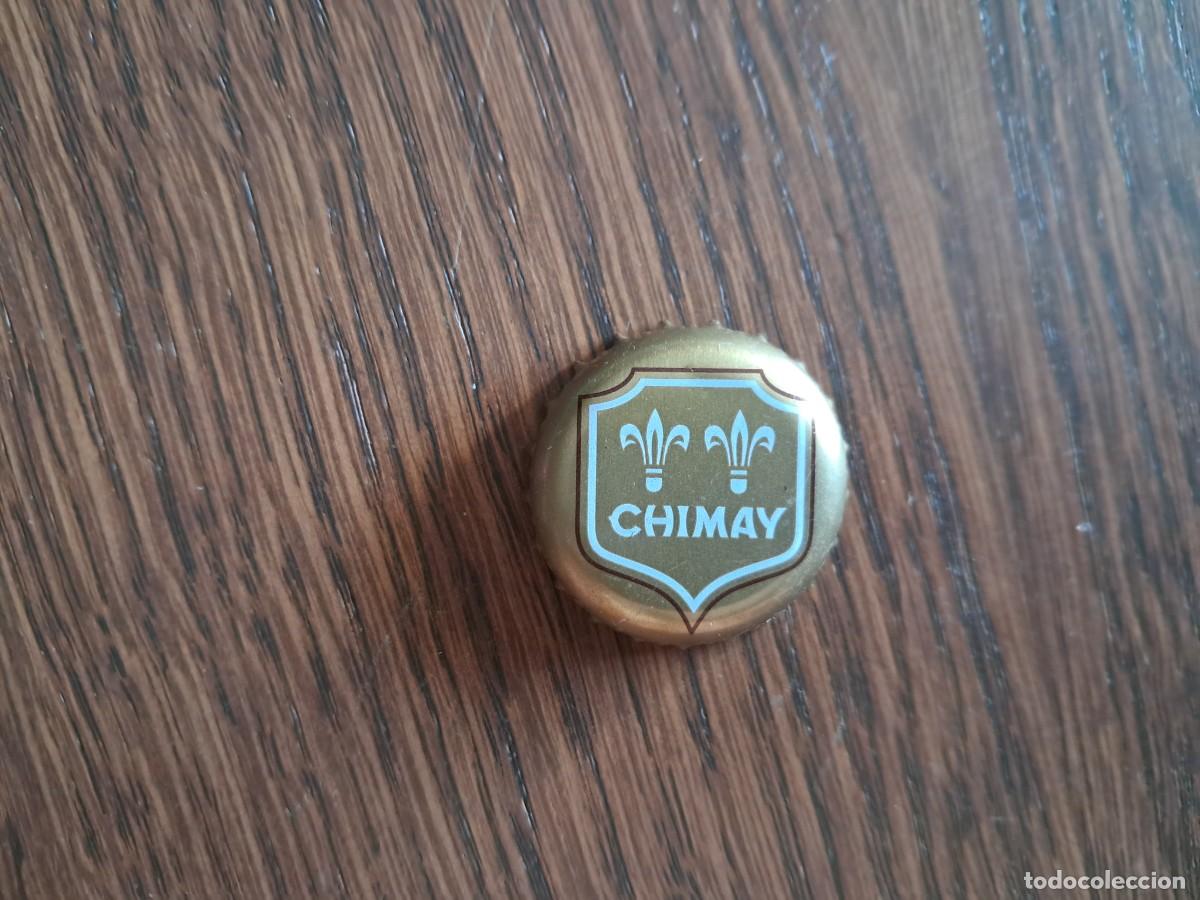 Collectionnisme de bi&egrave;res: chapa tap&oacute;n corona de cerveza belga, Chimay.