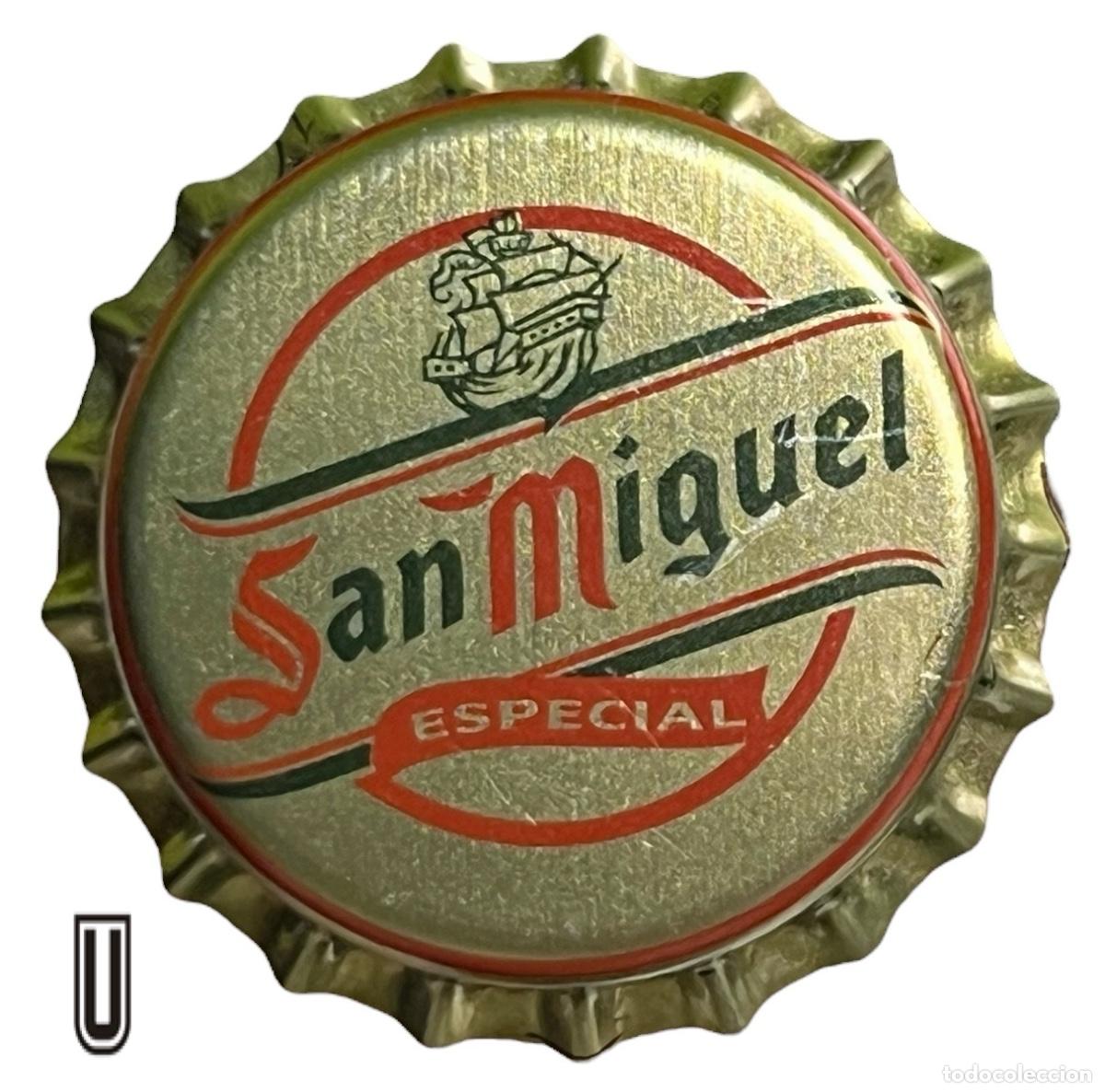 Collectionnisme de bi&egrave;res: TAPON CORONA CHAPA BEER BOTTLE CAP KRONKORKEN CAPSULE TAPPI CERVEZA SAN MIGUEL ESPECIAL
