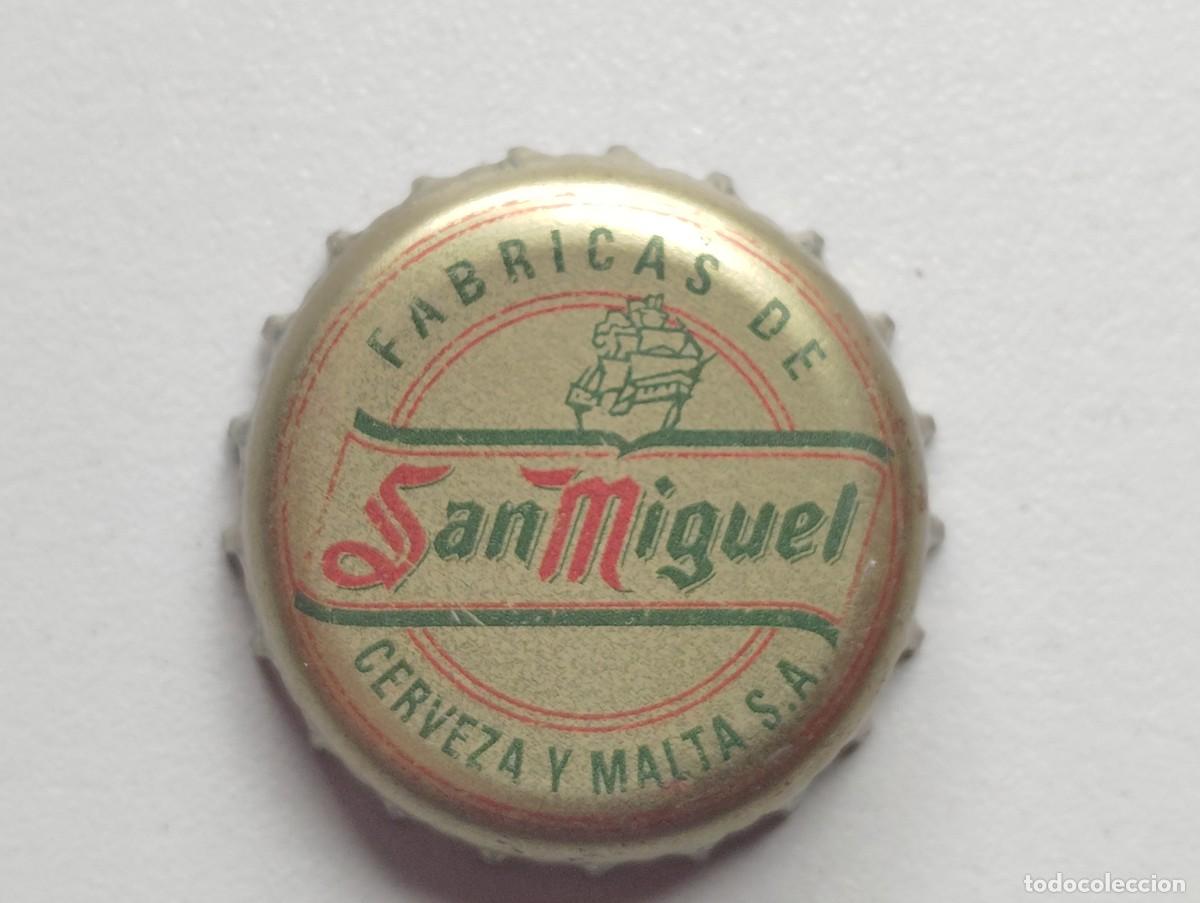 Coleccionismo de cervezas: TAPON CORONA CERVEZA ESPA&Ntilde;A SAN MIGUEL (U) E224 E300 E405. USADO