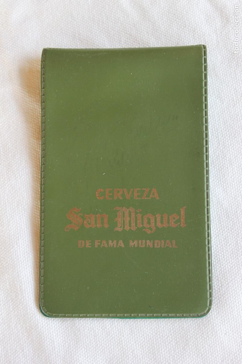 Coleccionismo de cervezas: LIBRETA PUBLICIDAD CERVEZA SAN MIGUEL DE FAMA MUNDIAL