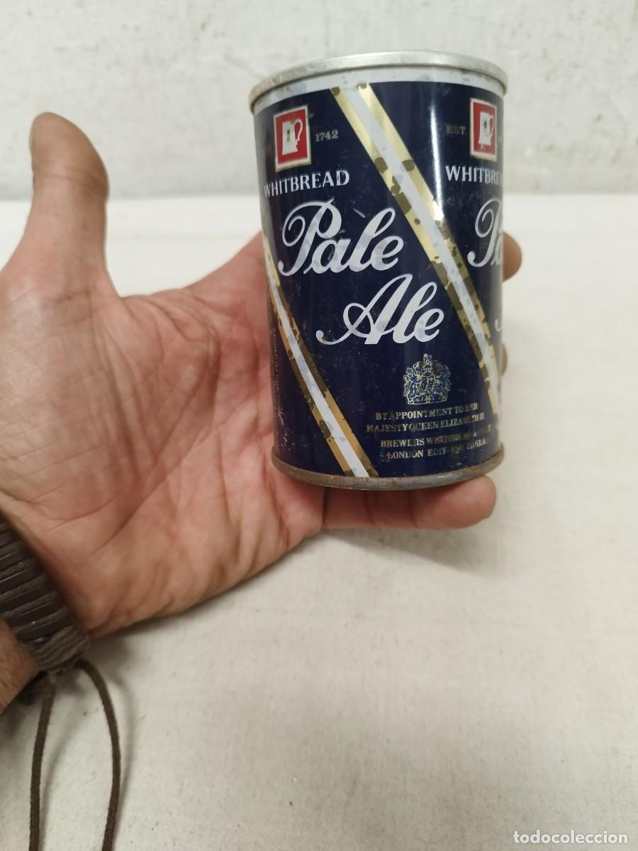 Coleccionismo de cervezas: Antigua lata de cerveza, Whitbread Pale Ale.