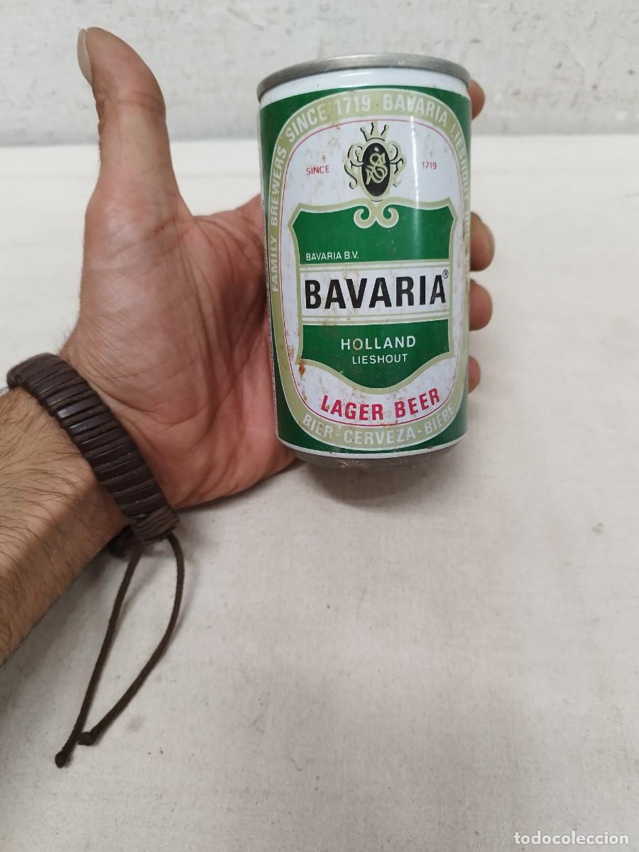 Coleccionismo de cervezas: Antigua lata de cerveza, Bavaria Holland.