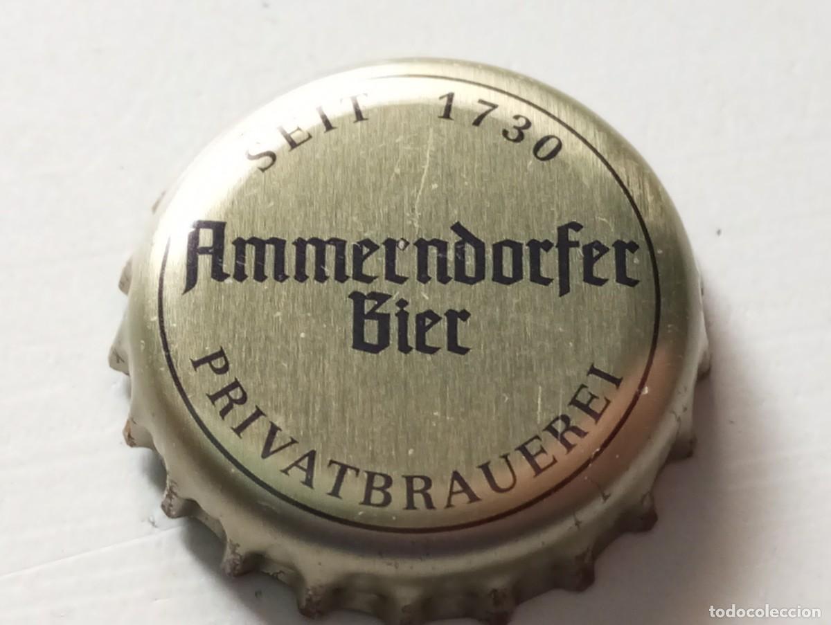 Collectable Beer: Chapa tap&oacute;n corona de la cerveza alemana AMMERNDORFER BIER PRIVATBRAUEREI SEIT 1730