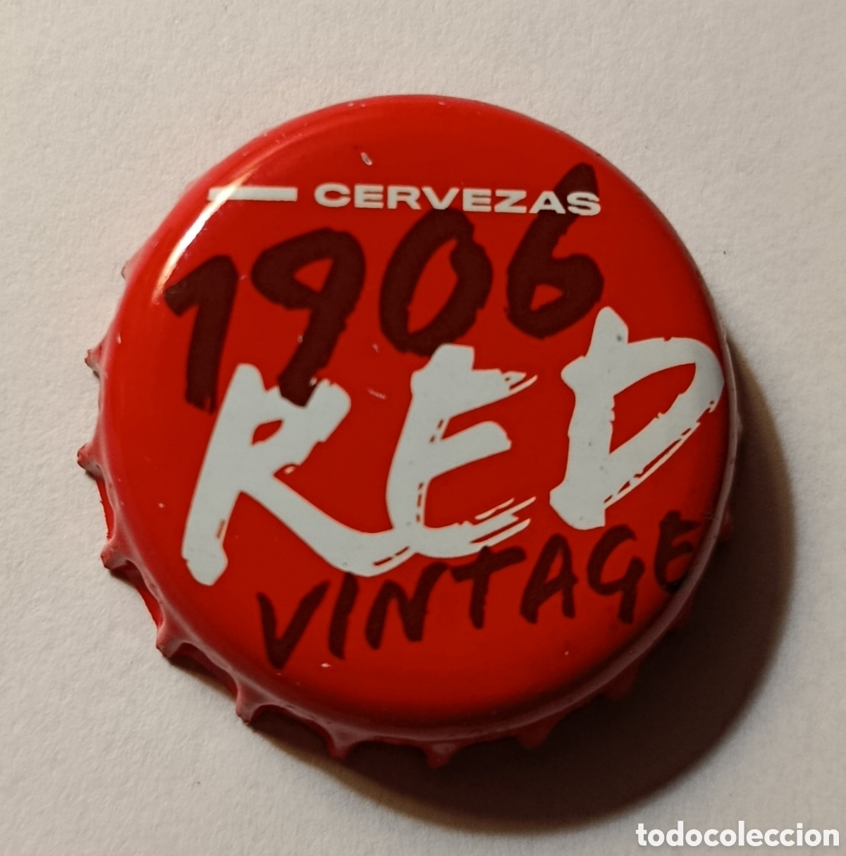 Coleccionismo de cervezas: CHAPA 1906 RED VINTAGE