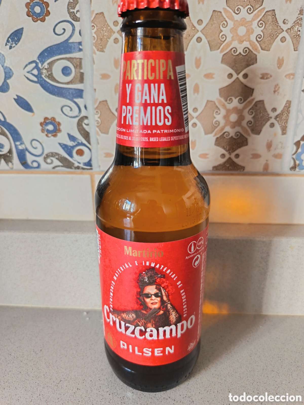 Coleccionismo de cervezas: Botell&iacute;n Cruzcampo Edici&oacute;n Limitada - Foto 1