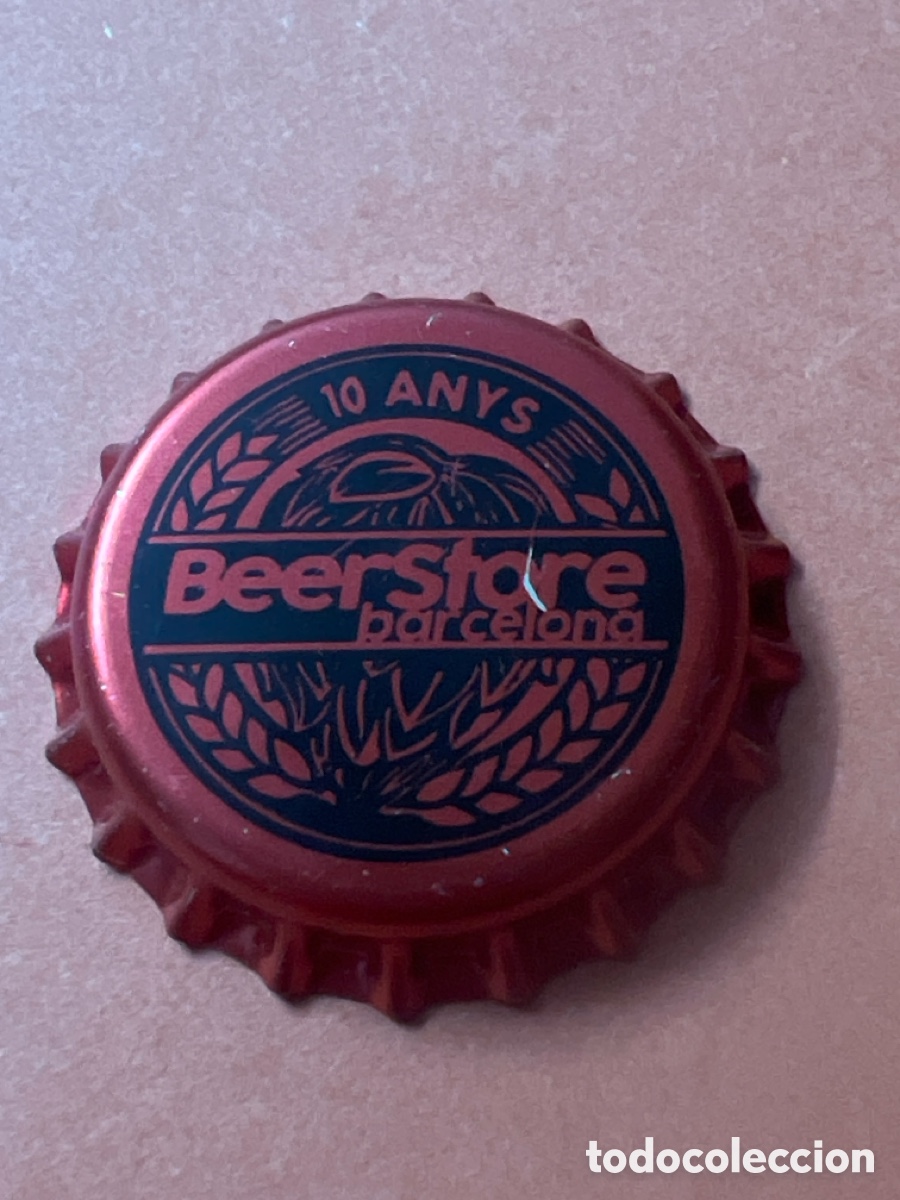 Collezionismo di birre: B650. TAP&Oacute;N CORONA BOTTLE CAP CHAPA CERVEZA BIRRA ARTESANA BEER STORE BARCELONA - SIN USAR