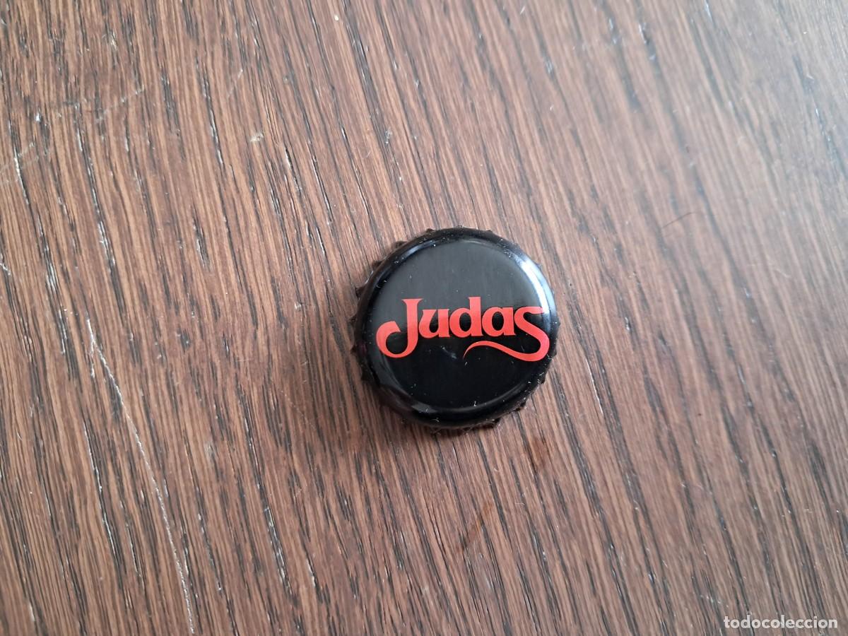 Colecionismo de cervejas: chapa tap&oacute;n corona de cerveza judas.