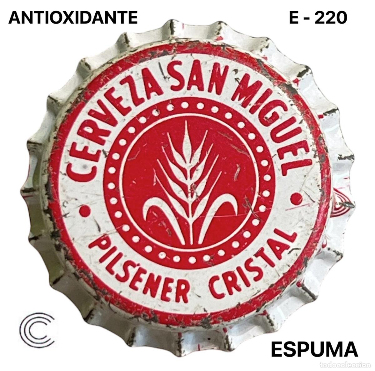Collezionismo di birre: TAPON CORONA CHAPA BEER BOTTLE CAP KRONKORKEN CAPSULE TAPPI CERVEZA SAN MIGUEL