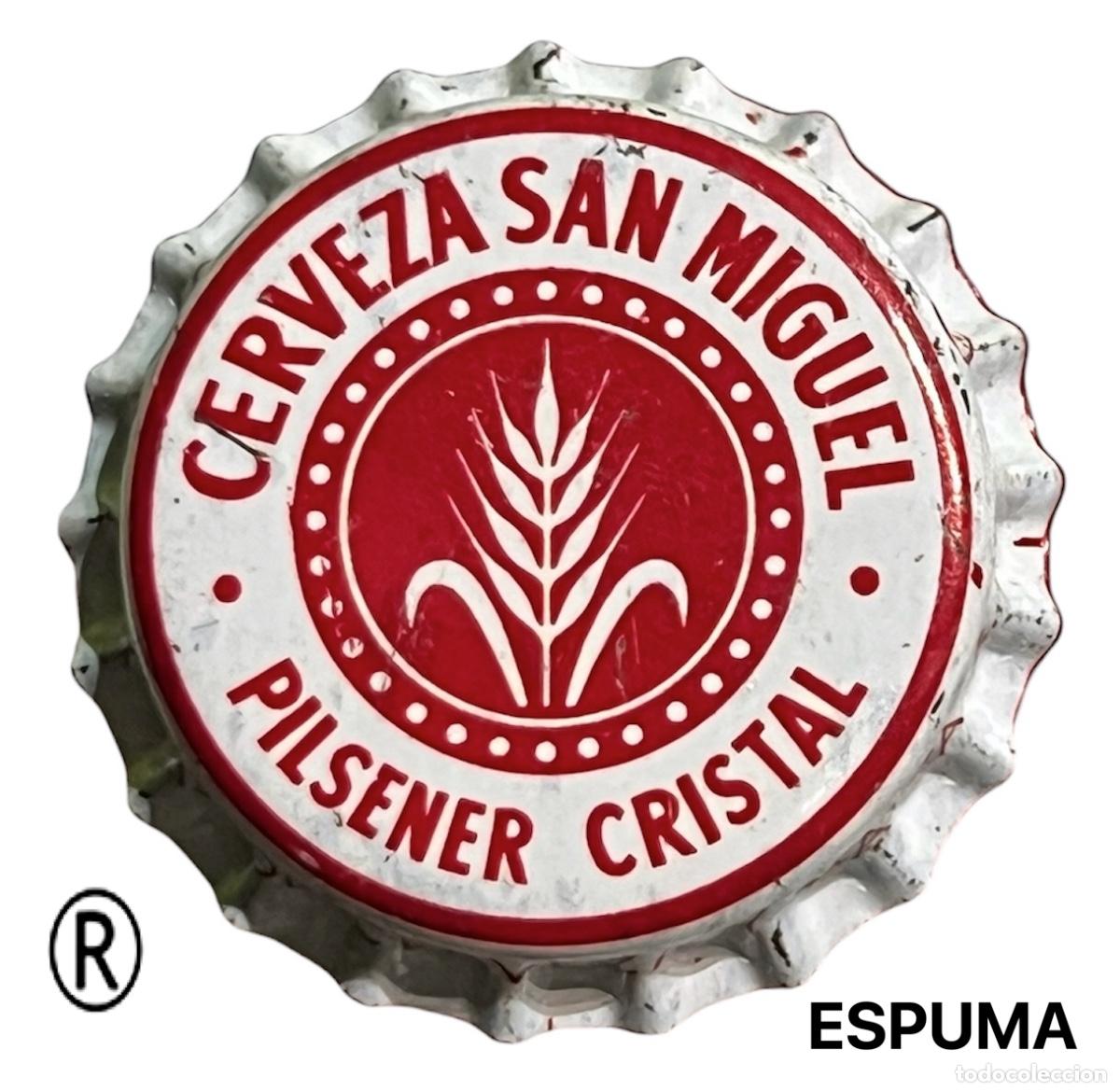 Sammeln von Brauereiartikeln: TAPON CORONA CHAPA BEER BOTTLE CAP KRONKORKEN TAPPI CAPSULE CERVEZA SAN MIGUEL PILSENER CRISTAL