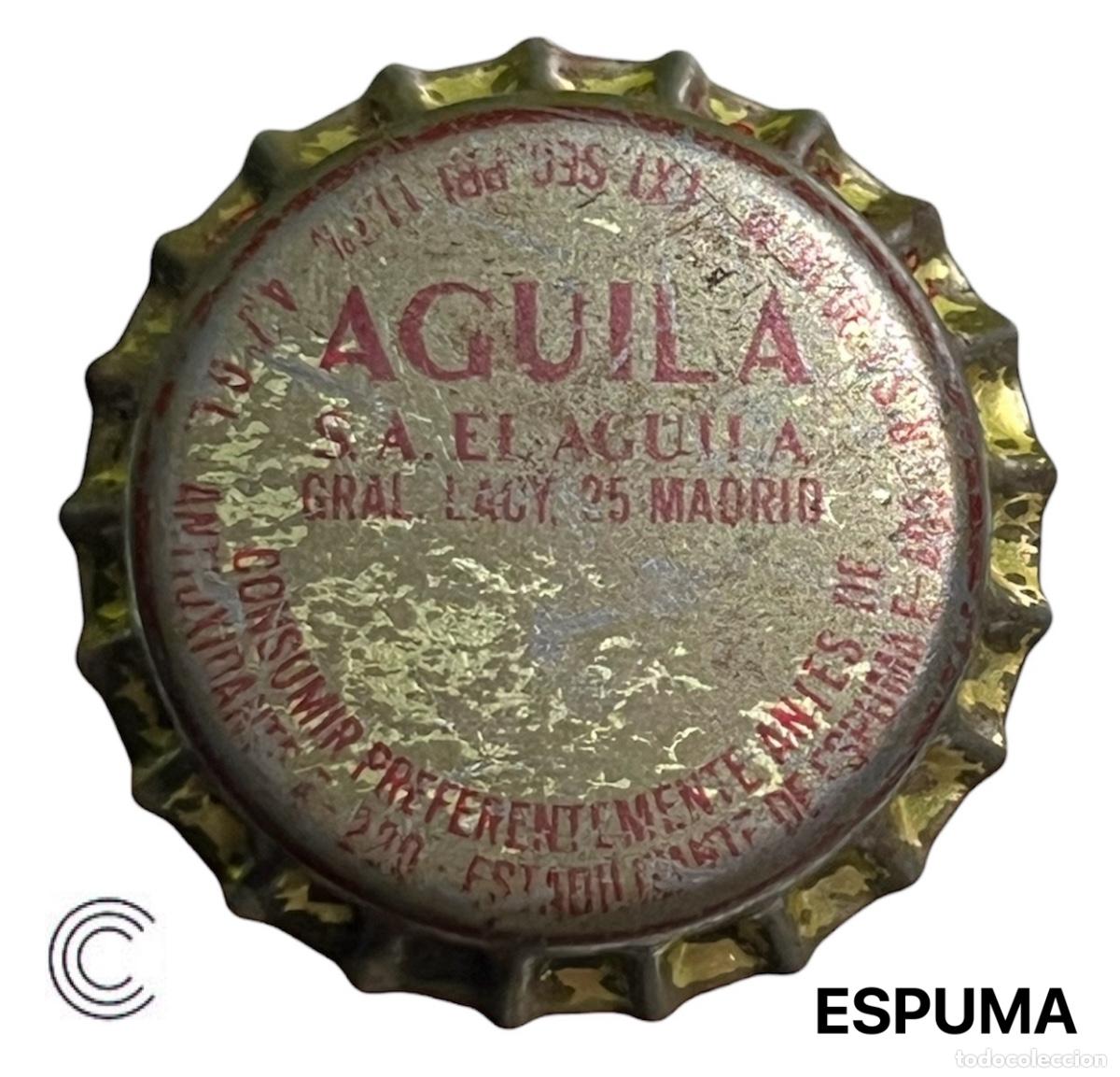 Sammeln von Brauereiartikeln: TAPON CORONA CHAPA BEER BOTTLE CAP KRONKORKEN TAPPI CAPSULE CERVEZA EL AGUILA