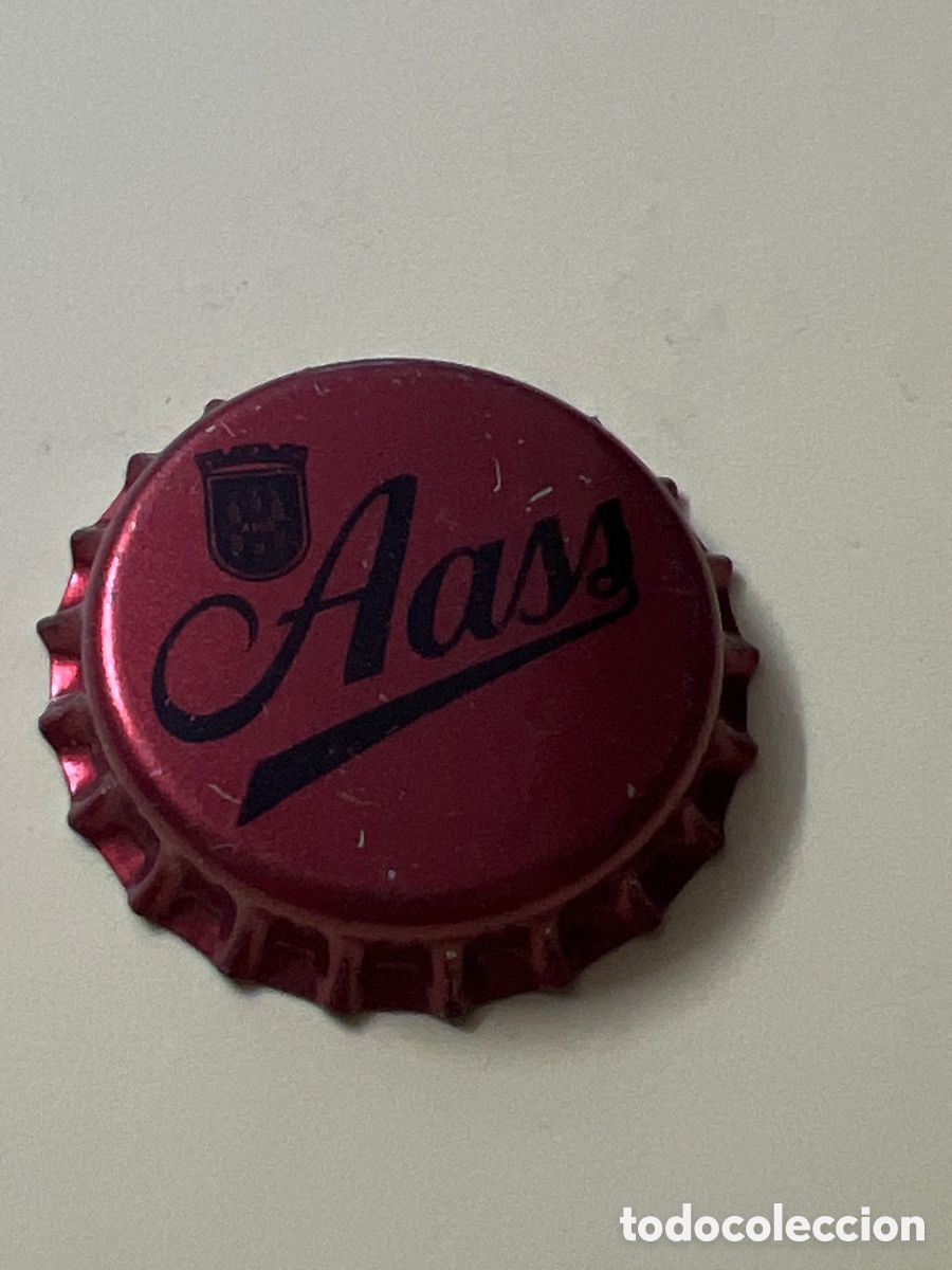 Coleccionismo de cervezas: E764. Chapa tap&oacute;n corona NUEVO de la cerveza noruega AASS