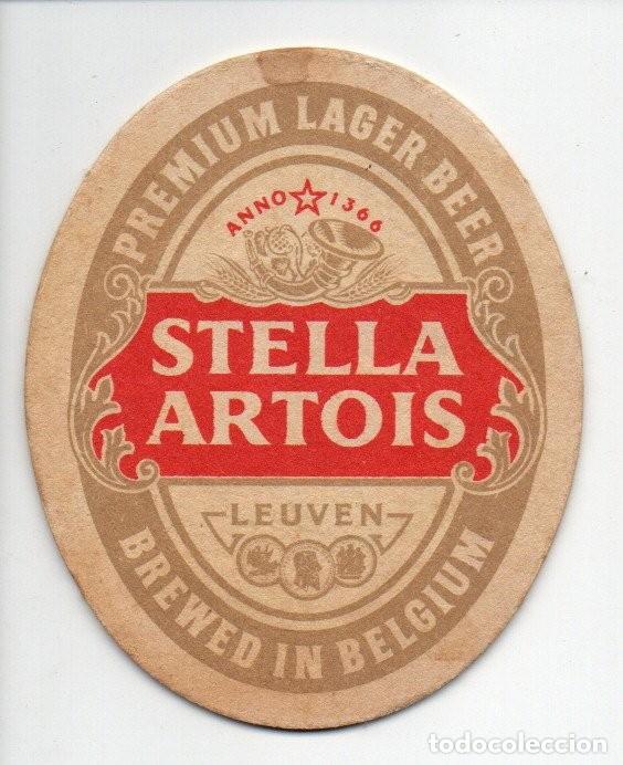 Coleccionismo de cervezas: ANTIGUO POSAVASOS DE CERVEZA, STELLA ARTOIS - LEUVEN. BREWED IN BELGIUM
