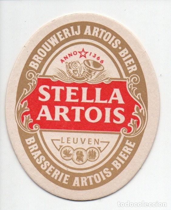 Coleccionismo de cervezas: ANTIGUO POSAVASOS DE CERVEZA, STELLA ARTOIS - LEUVEN. BRASSERIE ARTOIS-BIERE