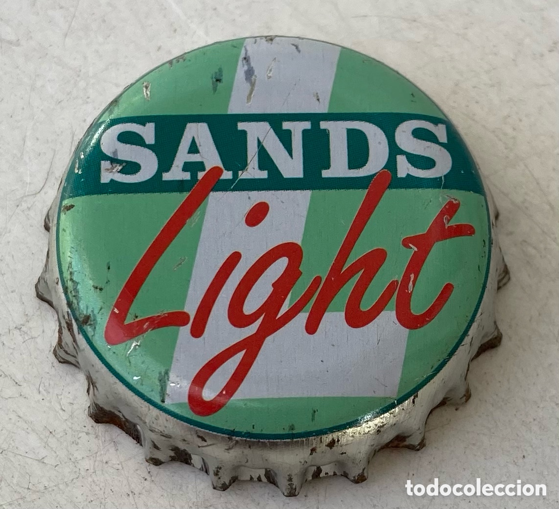 Collezionismo di birre: TAP&Oacute;N CORONA BOTTLE CAP BEER CHAPA CERVEZA BAHAMIAN SANDS LIGHT. BAHAMAS (7).-LOTE N. 967-CARMANJO
