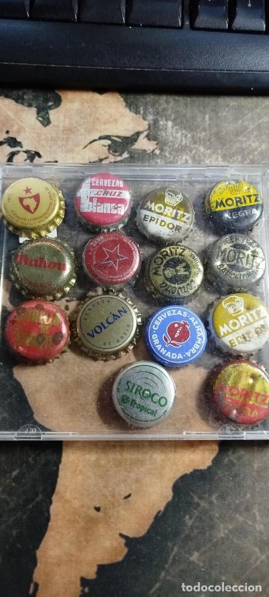 Coleccionismo de cervezas: LOTE CHAPAS ANTIGUAS - Foto 1
